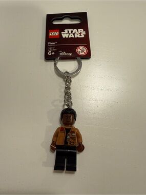 Lego Star Wars Finn Minifigure Keychain